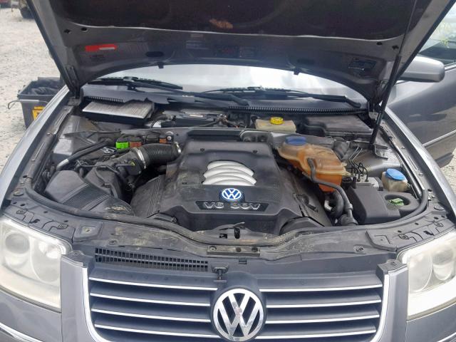 WVWRH63B12P290758 - 2002 VOLKSWAGEN PASSAT GLX SILVER photo 7