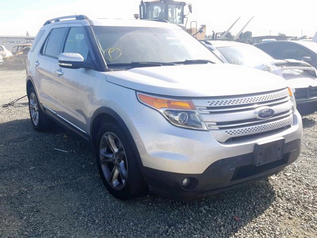 1FM5K7F84EGC01772 - 2014 FORD EXPLORER L SILVER photo 1