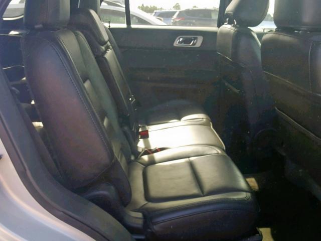 1FM5K7F84EGC01772 - 2014 FORD EXPLORER L SILVER photo 6