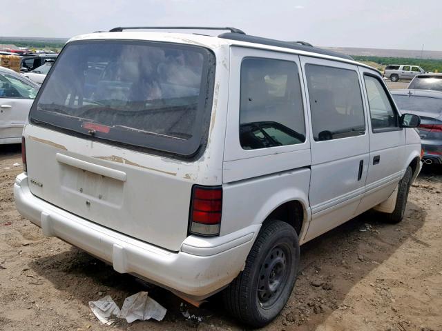 2B4GK45R1NR621524 - 1992 DODGE CARAVAN SE WHITE photo 4