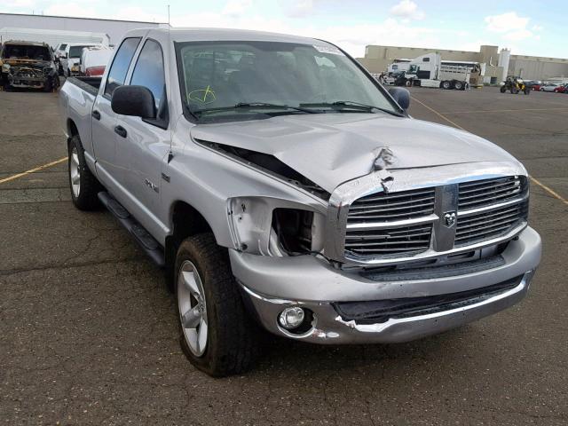 1D7HU182X8S608732 - 2008 DODGE RAM 1500 S SILVER photo 1