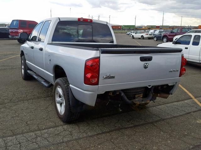 1D7HU182X8S608732 - 2008 DODGE RAM 1500 S SILVER photo 3