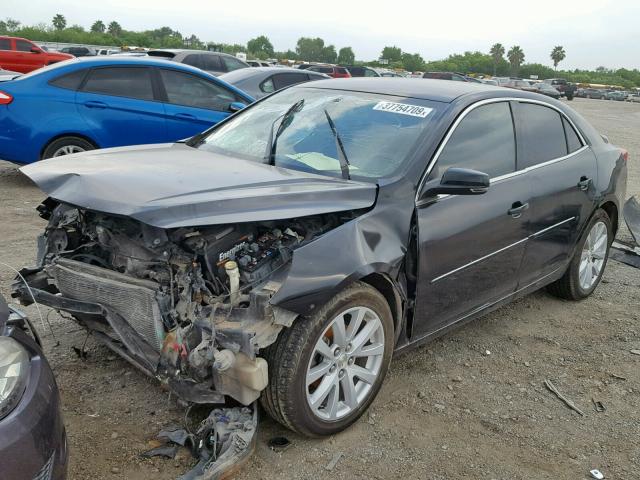 1G11C5SA3DU117075 - 2013 CHEVROLET MALIBU 1LT BLACK photo 2