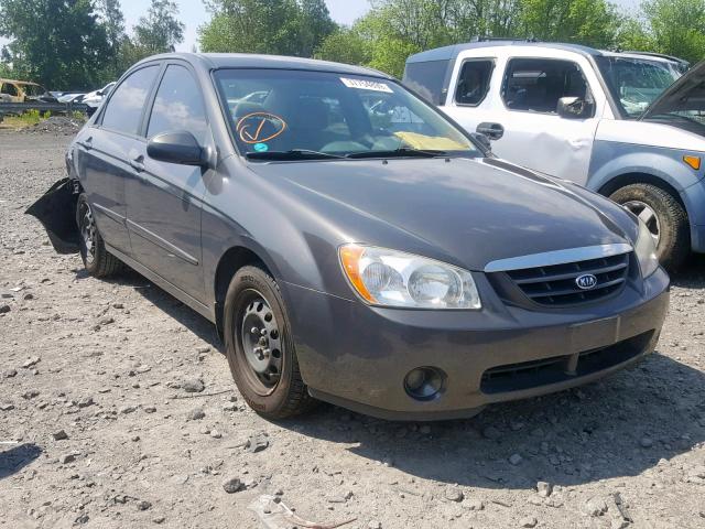 KNAFE121865365980 - 2006 KIA NEW SPECTR GRAY photo 1