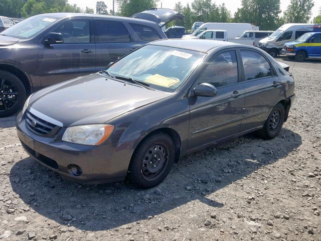 KNAFE121865365980 - 2006 KIA NEW SPECTR GRAY photo 2