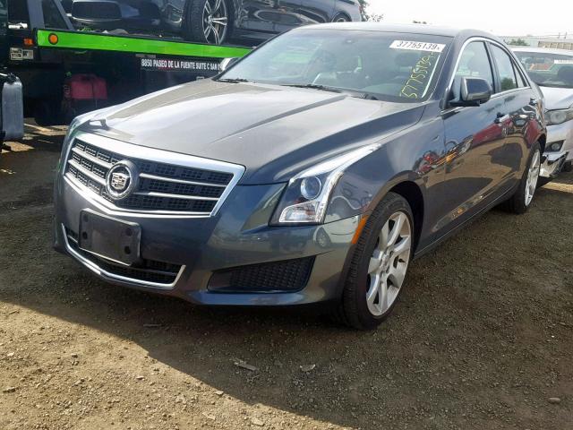 1G6AG5RX2D0139651 - 2013 CADILLAC ATS CHARCOAL photo 2