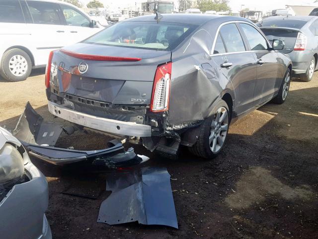 1G6AG5RX2D0139651 - 2013 CADILLAC ATS CHARCOAL photo 4