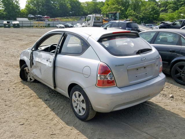 KMHCM3AC1AU179618 - 2010 HYUNDAI ACCENT BLU SILVER photo 3