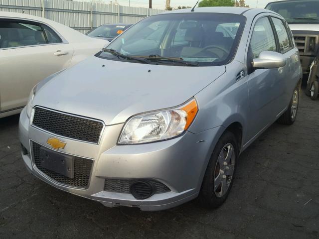 KL1TD6DE5BB158388 - 2011 CHEVROLET AVEO LS SILVER photo 2