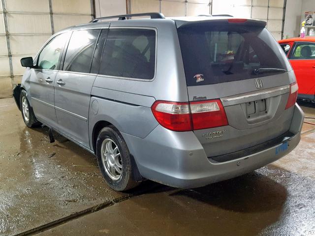 5FNRL38826B036289 - 2006 HONDA ODYSSEY TO BLUE photo 3