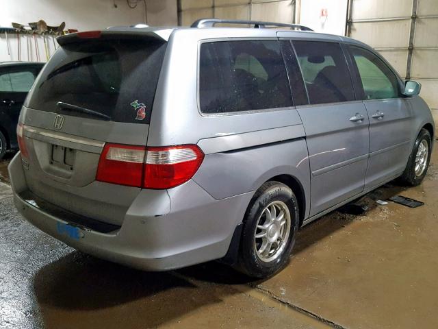 5FNRL38826B036289 - 2006 HONDA ODYSSEY TO BLUE photo 4