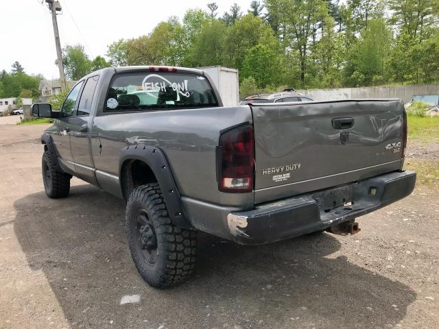 3D7KS28D75G768282 - 2005 DODGE RAM 2500 S GRAY photo 3