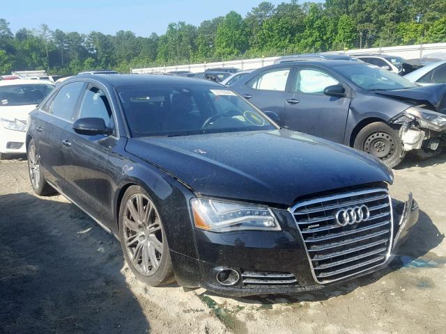 WAURGAFD5EN005320 - 2014 AUDI A8 L QUATT BLACK photo 1