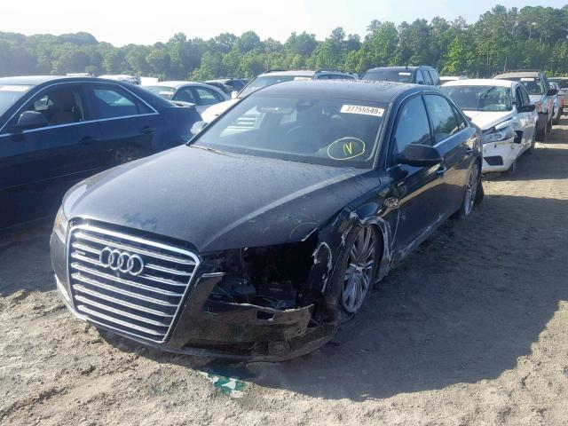 WAURGAFD5EN005320 - 2014 AUDI A8 L QUATT BLACK photo 2