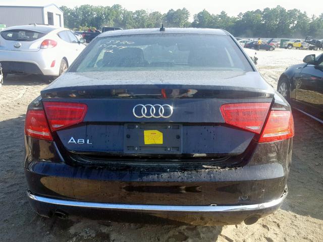 WAURGAFD5EN005320 - 2014 AUDI A8 L QUATT BLACK photo 9