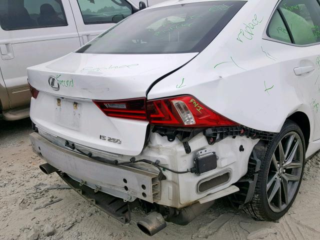 JTHBF1D29E5036125 - 2014 LEXUS IS 250 WHITE photo 9