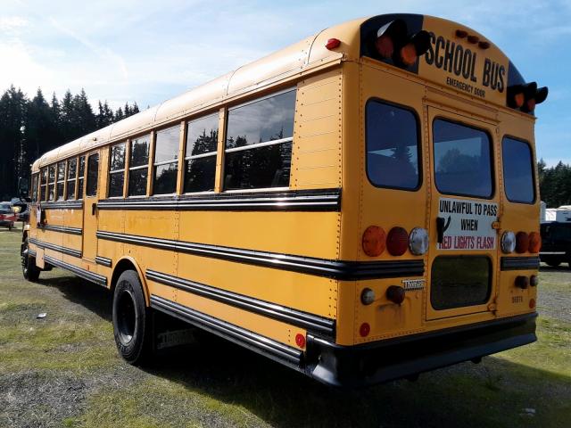 4UZAAXDC36CV36989 - 2006 FREIGHTLINER CHASSIS FS YELLOW photo 3