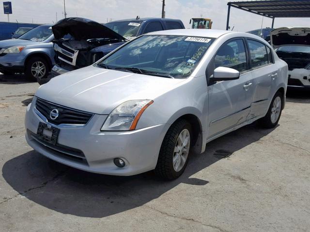 3N1AB6AP5AL725551 - 2010 NISSAN SENTRA 2.0 SILVER photo 2