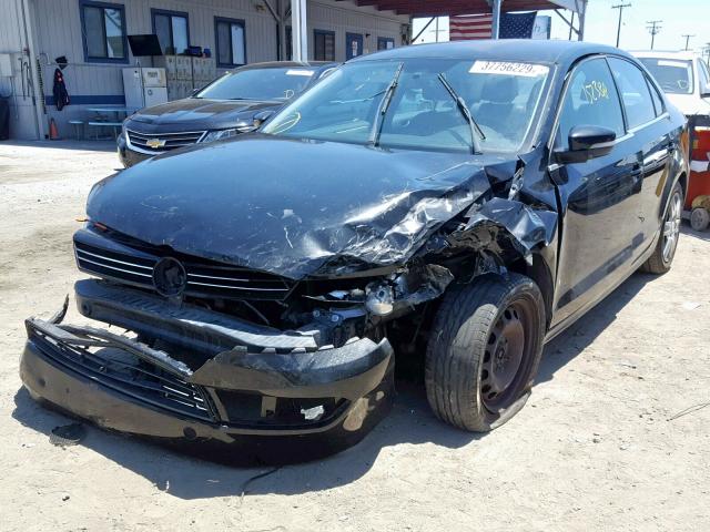 3VWDP7AJ3DM243895 - 2013 VOLKSWAGEN JETTA SE BLACK photo 2