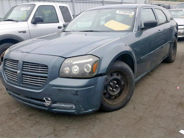 2D4FV47T16H236666 - 2006 DODGE MAGNUM SE GREEN photo 2