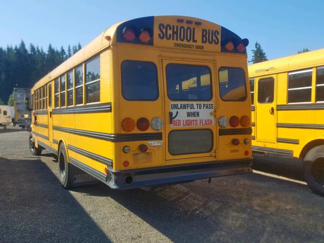 4UZAAXDC76CV36994 - 2006 FREIGHTLINER CHASSIS FS YELLOW photo 3