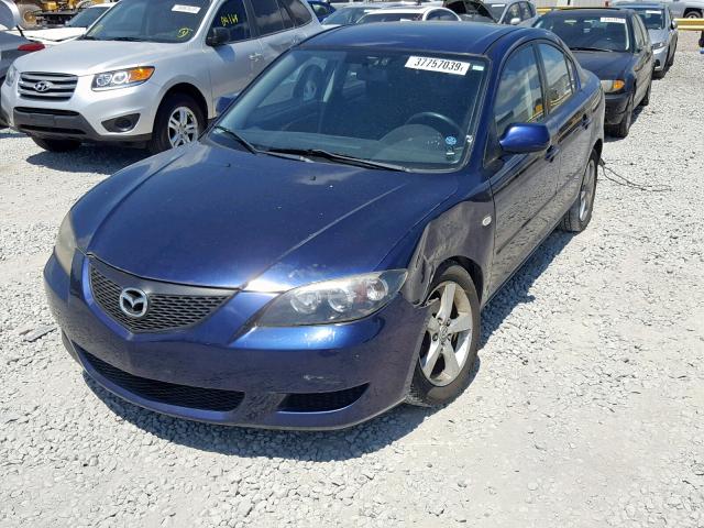 JM1BK12F751318287 - 2005 MAZDA 3 I BLUE photo 2