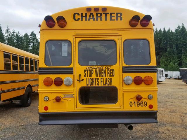 4UZAAXAK81CH88650 - 2001 FREIGHTLINER CHASSIS FS ყვითელი ფოტო 9