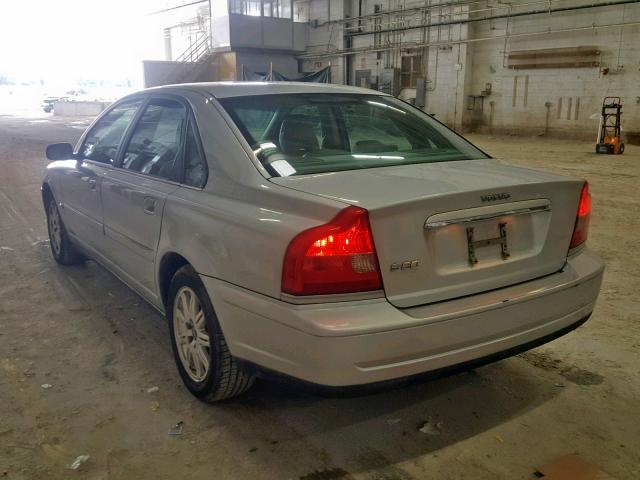 YV1TS592151399764 - 2005 VOLVO S80 2.5T SILVER photo 3