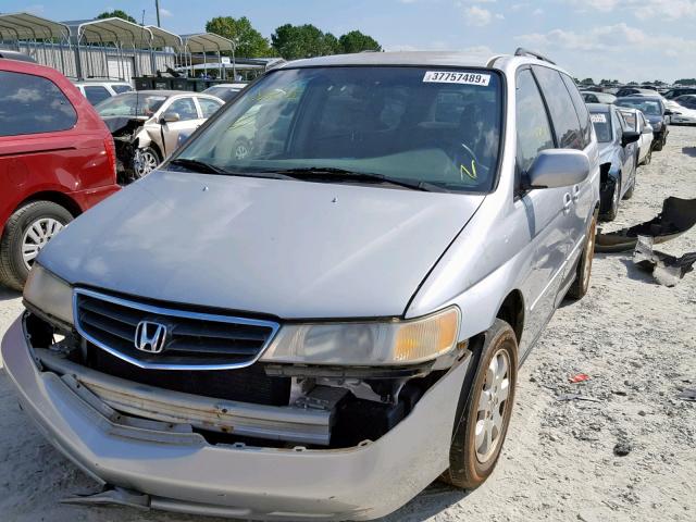 5FNRL186X3B034482 - 2003 HONDA ODYSSEY EX SILVER photo 2