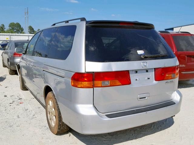 5FNRL186X3B034482 - 2003 HONDA ODYSSEY EX SILVER photo 3