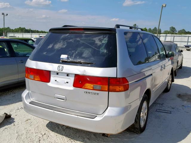 5FNRL186X3B034482 - 2003 HONDA ODYSSEY EX SILVER photo 4