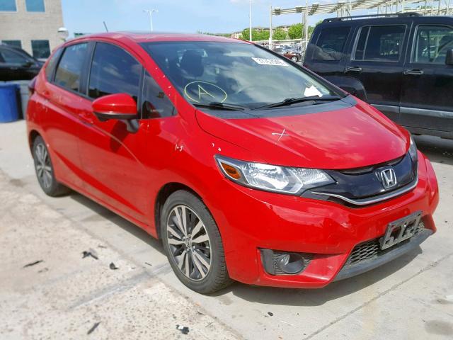 3HGGK5H88FM761267 - 2015 HONDA FIT EX RED photo 1