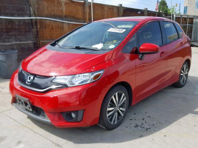 3HGGK5H88FM761267 - 2015 HONDA FIT EX RED photo 2