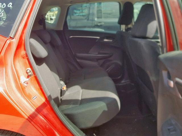 3HGGK5H88FM761267 - 2015 HONDA FIT EX RED photo 6