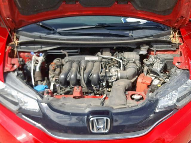 3HGGK5H88FM761267 - 2015 HONDA FIT EX RED photo 7