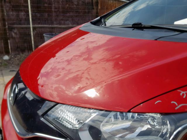 3HGGK5H88FM761267 - 2015 HONDA FIT EX RED photo 9