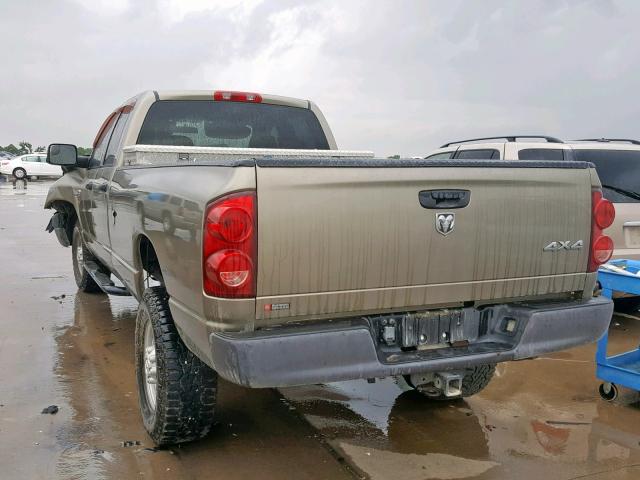 3D7KS28T59G509108 - 2009 DODGE RAM 2500 GOLD photo 3