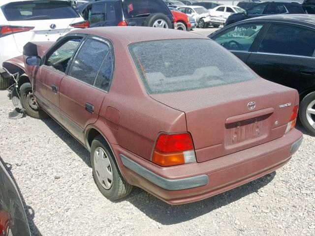 JT2BC52L8T0132120 - 1996 TOYOTA TERCEL DX RED photo 3