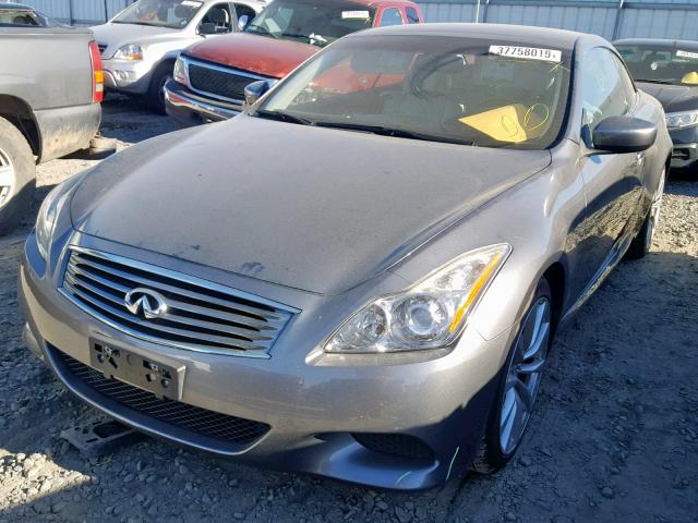 JN1CV6FE6AM352050 - 2010 INFINITI G37 BASE GRAY photo 2