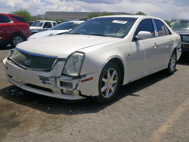 1G6DW677050183805 - 2005 CADILLAC STS WHITE photo 2