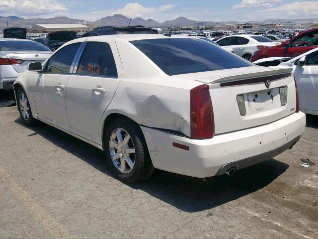 1G6DW677050183805 - 2005 CADILLAC STS WHITE photo 3