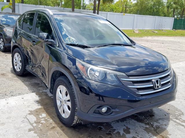 2HKRM3H75EH547063 - 2014 HONDA CR-V EXL BLACK photo 1