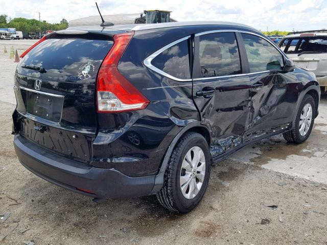 2HKRM3H75EH547063 - 2014 HONDA CR-V EXL BLACK photo 4