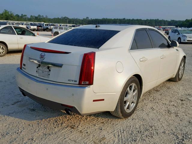 1G6DV57V380184818 - 2008 CADILLAC CTS HI FEA WHITE photo 4