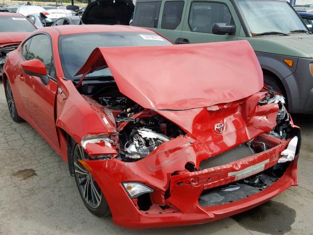 JF1ZNAA10D2712756 - 2013 TOYOTA SCION FR-S RED photo 1