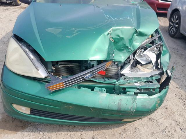 3FAHP37382R166257 - 2002 FORD FOCUS ZX5 GREEN photo 7