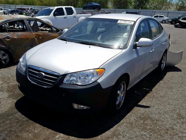 KMHDU46D88U351391 - 2008 HYUNDAI ELANTRA GL SILVER photo 2