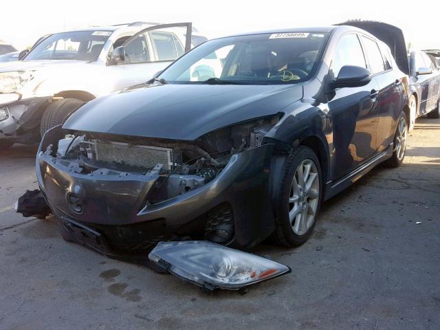 JM1BL1M59C1529442 - 2012 MAZDA 3 S GRAY photo 2