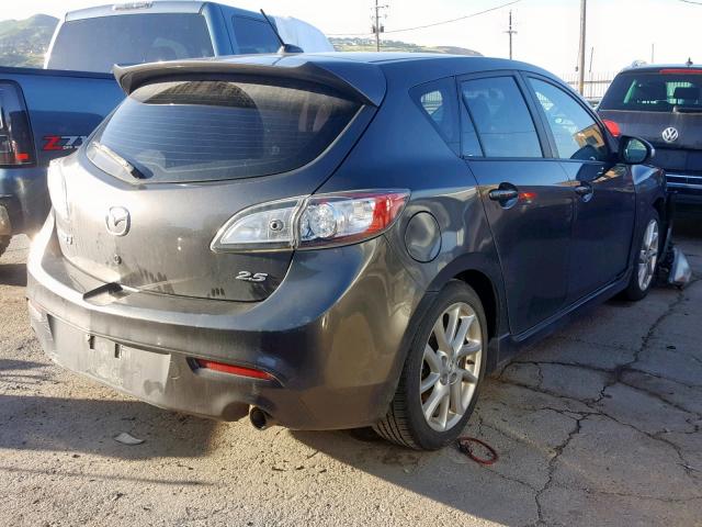 JM1BL1M59C1529442 - 2012 MAZDA 3 S GRAY photo 4