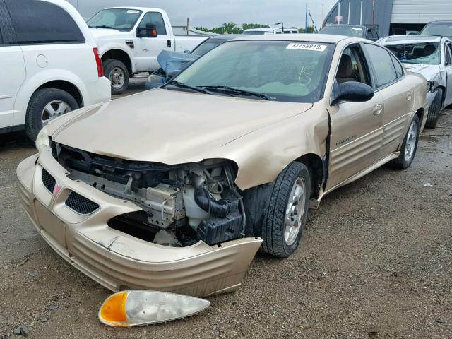 1G2NF52F42C136933 - 2002 PONTIAC GRAND AM S SILVER photo 2